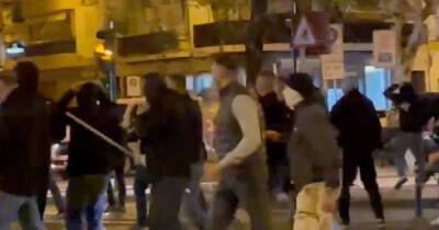 Fans clash in ugly scenes in Seville ahead of West Ham Europa League tie
