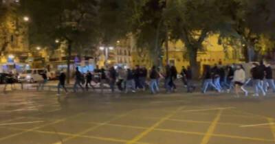 Eintracht Frankfurt ultras target West Ham fans with sticks as violence breaks out in Seville - msn.com - Britain - Germany - Spain