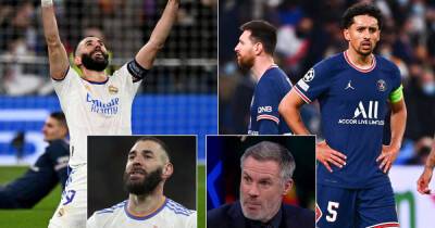 Jamie Carragher - Carragher slams PSG's 'embarrassing' defending for Madrid's third goal - msn.com - France - Spain