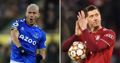 Manchester United 'plotting moves' for Robert Lewandowski and Richarlison and other rumours