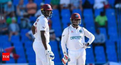 Jonny Bairstow - John Campbell - West Indies vs England: Windies fight back on Day 2 to leave first Test delicately poised - timesofindia.indiatimes.com