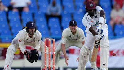 James Anderson - Stuart Broad - Chris Woakes - Vivian Richards Stadium - Craig Overton - Kraigg Brathwaite - England look to to gain control over West Indies – day three of the first Test - bt.com -  Bridgetown