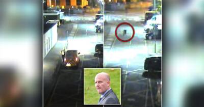 CCTV shows 'fed up' cop drive away from A&E with the door open, leaving student who grabbed hold of vehicle with severe facial injuries