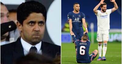 PSG president Al-Khelaifi lost his head after Real Madrid collapse