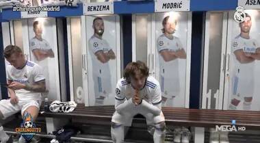 Karim Benzema - El Chiringuito - Incredible Footage Of Luka Modric's Wholesome Post-Match Celebration With Real Madrid Staff And Teammates Goes Viral - sportbible.com - Manchester - Croatia