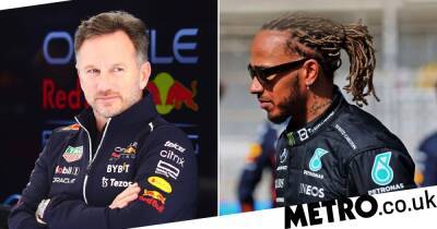 Christian Horner restarts Mercedes feud by claiming Lewis Hamilton’s new car ‘is not legal’