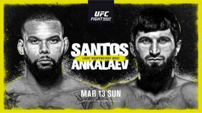 UFC Vegas 50: Santos vs. Ankalaev Press Conference: When Does it Take Place?