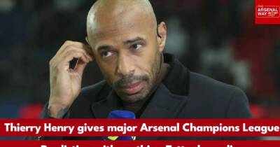 Arsenal icon Thierry Henry reveals footballing inspiration that led him to greatness