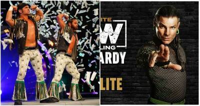 AEW: The Young Bucks react to The Hardy Boyz reunion.