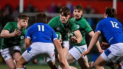 Donal Lenihan - Ireland Under-20 clash live on RTÉ Player and RTÉ News on Saturday - rte.ie - London - Ireland