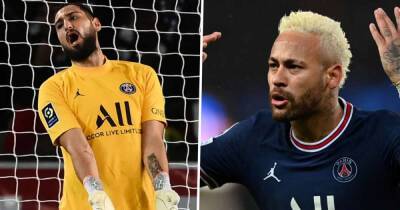 Neymar denies report of dressing room bust-up with Donnarumma following PSG's stunning loss to Real Madrid