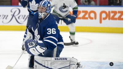 Maple Leafs goalie Jack Campbell out with rib injury