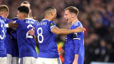 Marc Albrighton and Kelechi Iheanacho goals put Leicester in control of European tie with Stade Rennais
