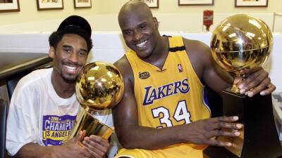 Shaquille O'Neal rips people comparing Joel Embiid and James Harden to him and Kobe Bryant