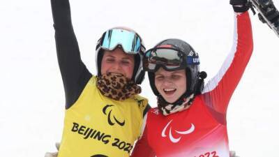Winter Paralympics - Winter Paralympics: Veronika and Elisabeth Aigner win skiing gold in Beijing - bbc.com - Ukraine - China - Beijing - Austria - Japan