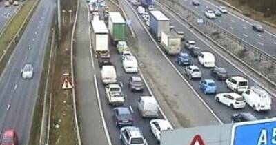 LIVE: Queues building as all traffic STOPPED on M60 after crash - latest updates