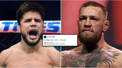 Dana White - Tyson Fury - Conor Macgregor - Henry Cejudo - Conor McGregor shares Henry Cejudo's awkward tweet about him from 2016 - givemesport.com