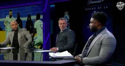 Thierry Henry couldn't believe Micah Richards' thoughts on Karim Benzema after PSG heroics