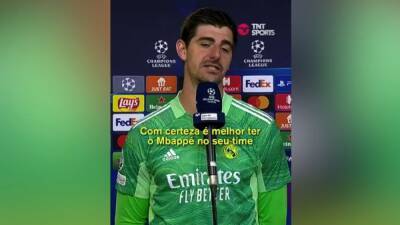 Esto ya no es ni una indirecta: el mensaje directo de Courtois a Mbappé sobre el Madrid - en.as.com - Usa