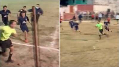 Argentina referee rushed to hospital after being mobbed by losing side - givemesport.com - Britain - Argentina