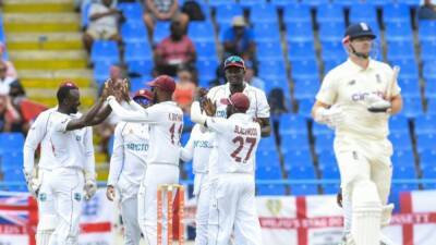 Joe Root - Zak Crawley - West Indies - Vivian Richards Stadium - Jayden Seales - Jack Leach - Roach strikes but England erase deficit against West Indies - channelnewsasia.com