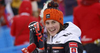 Petra Vlhova scorches to Are giant slalom victory from Marta Bassino and Mikaela Shiffrin