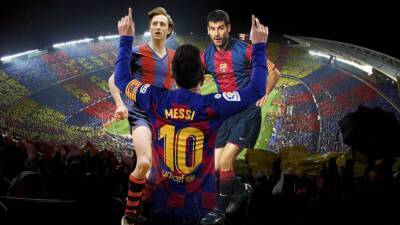 Once leyendas del Barcelona por dorsales - en.as.com