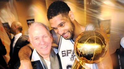 Gregg Popovich and Tim Duncan among winningest coach-athlete duos in sports history