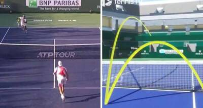 Indian Wells star produces 'slowest ever ace serve' that puts Nick Kyrgios to shame