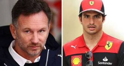 Christian Horner makes Mercedes accusation as Carlos Sainz agrees with Red Bull chief