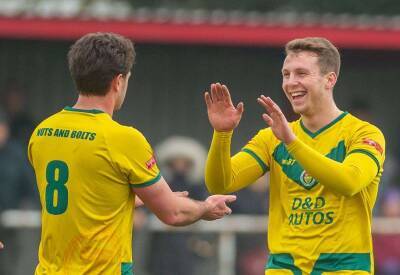 Craig Tucker - Ashford United - Tommy Warrilow - Ashford United forward Frannie Collin showing class is permanent as Nuts & Bolts make it five Isthmian South East wins in a row - kentonline.co.uk