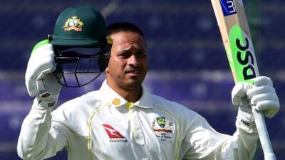 Australia in Pakistan: Usman Khawaja hits emotional hundred in country of birth in second Test