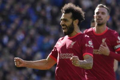 Liverpool sink Brighton to move within three points of Man City