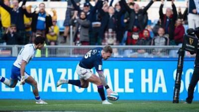 Gregor Townsend - Stuart Hogg - Finn Russell - Chris Harris - Darcy Graham - Sam Johnson - Paolo Garbisi - More Italian misery as Scots claim bonus-point win - rte.ie - Italy - Scotland