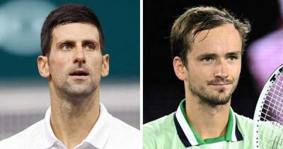 Novak Djokovic, Daniil Medvedev and Rafael Nadal in battle to claim world No 1 position