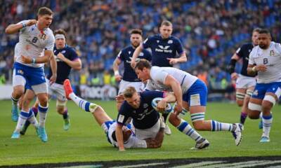 Scotland hold off improved Italy in Six Nations thanks to Chris Harris double
