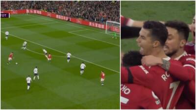 Cristiano Ronaldo - Cristiano Ronaldo scores long-range stunner for Man Utd vs Spurs - givemesport.com - Manchester - Portugal