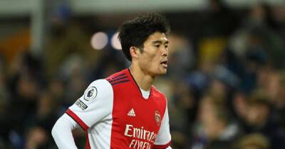 Takehiro Tomiyasu return delayed as replacement gets another call-up to Arsenal training session