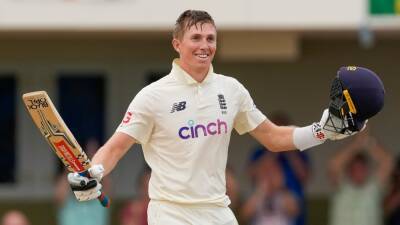 Zak Crawley strikes century but draw looking likely for England in first Test