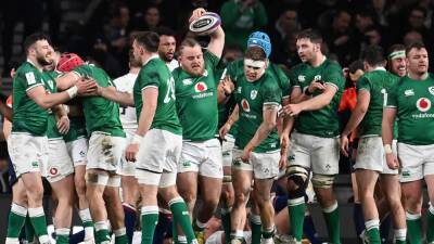 Marcus Smith - Jack Nowell - Tom Curry - Charlie Ewels - Ellis Genge - Kyle Sinckler - James Ryan - Finlay Bealham - Jack Conan - Mathieu Raynal - England beaten by Ireland after 82-second red card - thenationalnews.com - France - Ireland