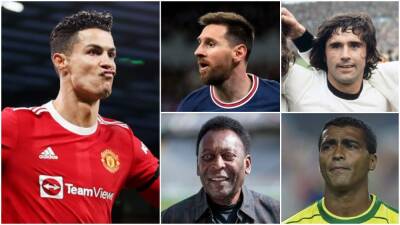 Lionel Messi - Cristiano Ronaldo - Ronaldo, Messi, Bican: The 10 highest goalscorers in football history - givemesport.com - Manchester - Portugal - Brazil