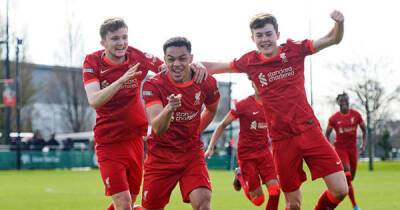Bobby Clark - Joe Hugill - Willy Kambwala - Liverpool suffer late Manchester United anguish as former striker strikes twice - msn.com - Manchester