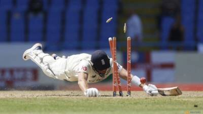 Wood out as England set West Indies target of 286 runs