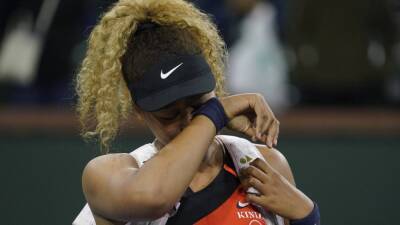 Naomi Osaka exits Indian Wells in tears after heckle from the crowd