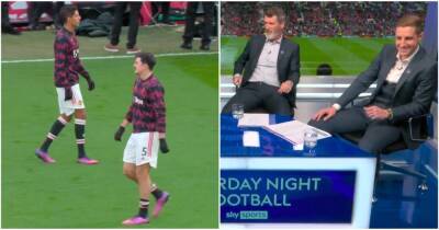 Man Utd: Roy Keane's reaction to Maguire and Varane wearing gloves