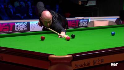 Matthew Selt - 'A frame within a shot' – Watch Matthew Selt complete greatest win at Turkish Masters snooker without potting ball - eurosport.com - Britain - Turkey - India - county Johnson