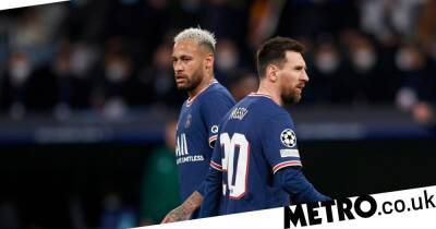 Lionel Messi and Neymar booed by Paris Saint-Germain fans after Real Madrid loss