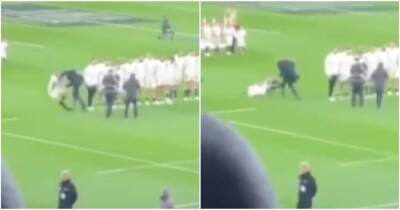 Jarvo 69: Notorious pitch invader gets absolutely flattened at England vs Ireland