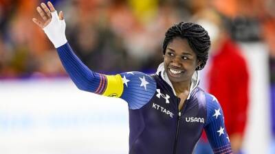 Erin Jackson follows Olympic speed skating gold with World Cup season title