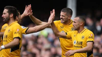 Ruben Neves - Conor Coady - Coady heads Wolves to win at ailing Everton - channelnewsasia.com